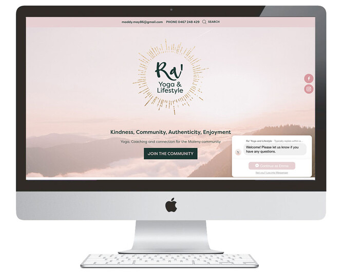 Ra Yoga Website Design | Repeatable