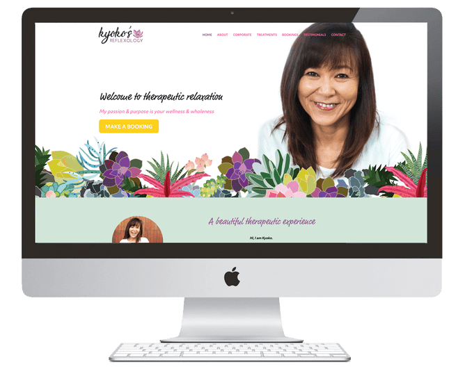 Kyoko's Reflexology Website Design | Repeatableflexology Website Design | Repeatable