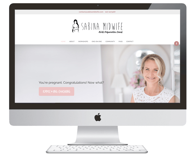 Sabina Midwife Website Design | Repeatable